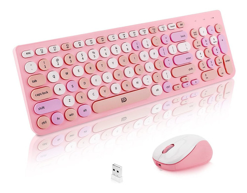 Jhua Juego Teclado Inalambrico Raton 15 2.4 Usb 96 Tecla