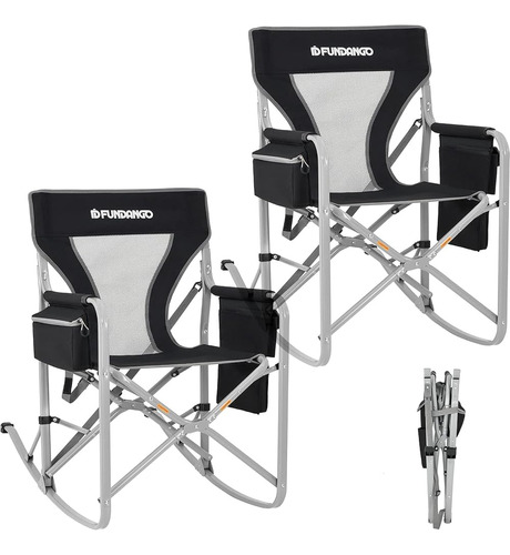 Fundango Camping Mecedoras Portable Outdoor Rocker Director 