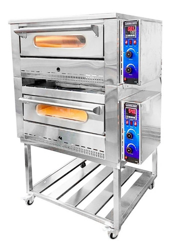 Horno Pizzero Big Max Doble Digital 