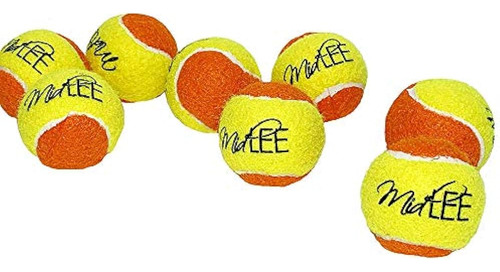 Pelotas De Tenis Midlee 2  Amarillo / Naranja Para Perros