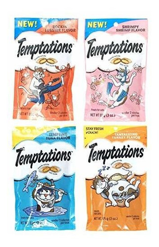 Botanas Para Gatos - Botana - Temptations Cat Treats Variety