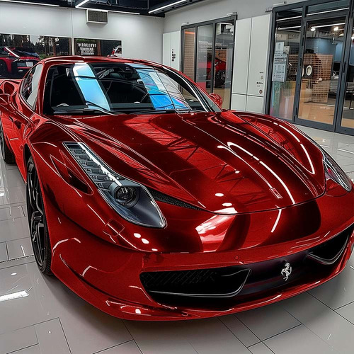 Vinil Automotriz Full Wrap Red Ruby Metallic 1,52x18 M Color Ruby Red