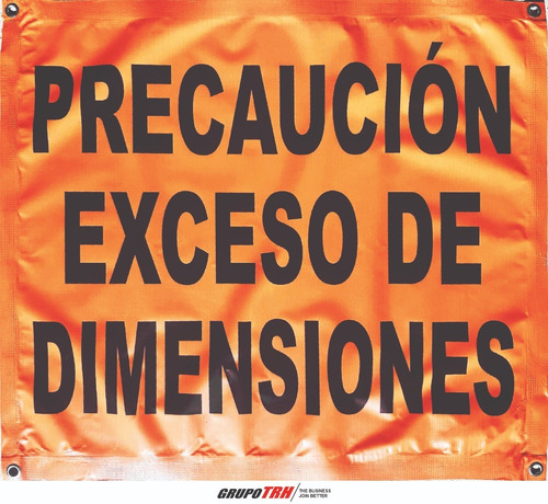 Lona Exceso De Dimensiones  Para Trailer
