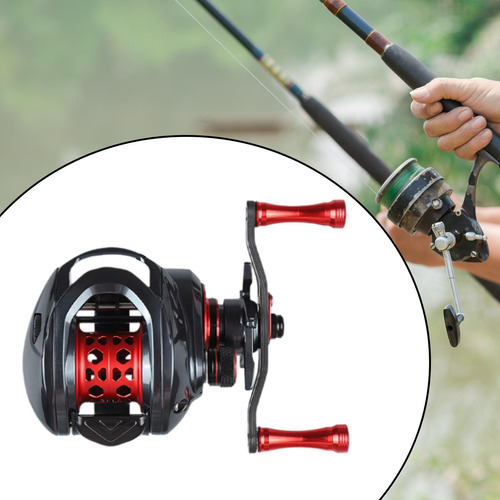 Carrete Baitcasting Para Diestros, Carrete De Pesca