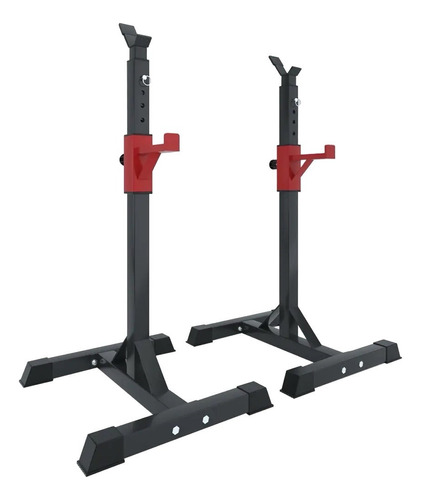 Soporte Sentadillas Rack Maquina Piernas Pesas Kit Fitness