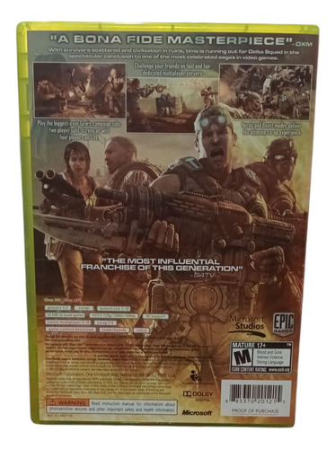 Gears of War Judgment Xbox 360 Standard Edition Xbox 360 Físico