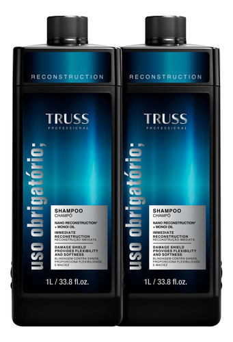 Kit Truss Uso Obrigatório Reconstruction Duo Shampoo Salon (