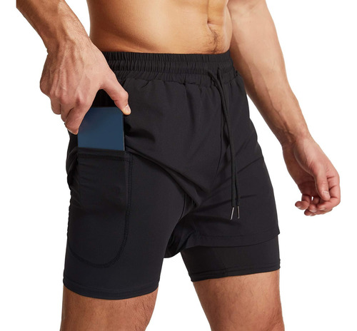 Shorts Hombre Deportivos 2 En 1