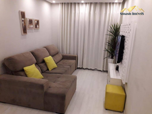 Apartamento Com 3 Dormitórios À Venda, 70 M² Por - Jardim Flor Da Montanha - Guarulhos/sp - Ap0404