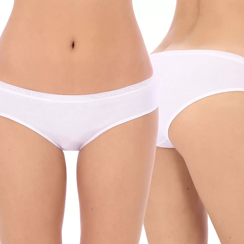 4 Bikini Algodon Stretch Nautica Dama Originales