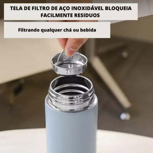 Botella térmica con pantalla de sensor para niños y niñas de 500 ml