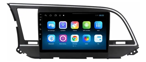 Qp Estéreo Android Hyundai Elantra 17-18 Gps Wifi Bt Usb