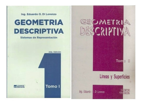 Pack Geometria Descriptiva - Tomo 1 + Tomo 2