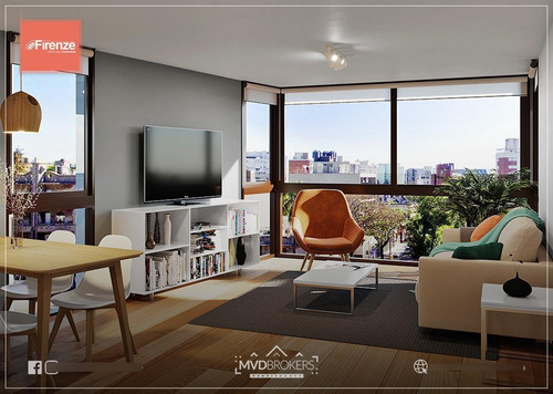 Imagen 2 de 16 de Torre Firenze | Venta Apartamento 1 Dormitorio A Estrenar En La Blanqueada | Vivienda Promovida | En Obra - Estrena 2023 | Oportunidad De Inversión En Pozo!