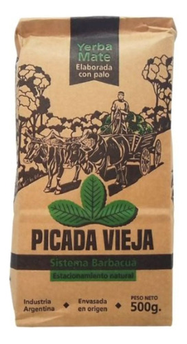 Yerba Mate Barbacuá Picada Vieja 2 X 500 Gr