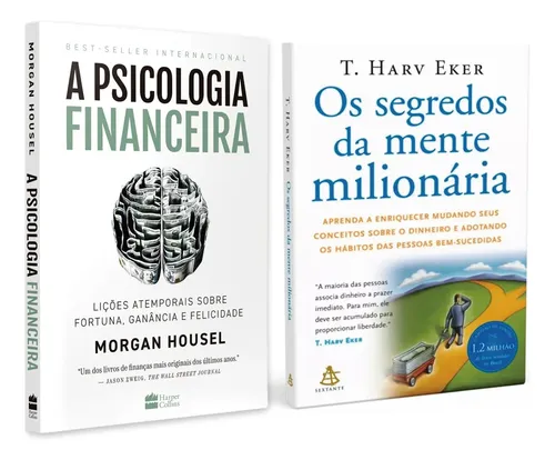 Kit Psicologia Financeira + Os Segredos Da Mente Milionária