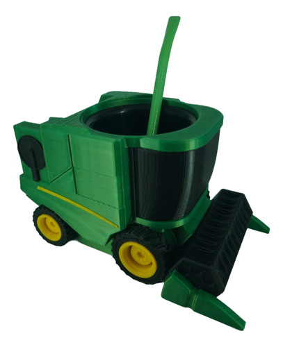 Kit Mate Y Yerbera Cosechadora En Impresión 3d. John Deere