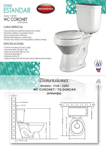Juego Sala De Baño Venceramica Poceta Lavamano Con Pedestal