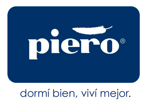 Combo Sommier Y Colchón Piero Almohadas Sábanas Y Acolchado