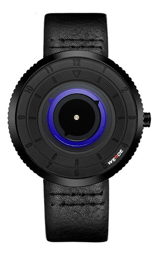 Relógio Masculino Weide Analógico Wd006b - Preto E Azul