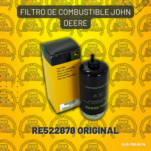 Filtro De Combustible John Deere Re522878 Original