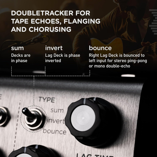 Strymon Deco V2 Tape Saturation Y Doubletracker Efectos De L