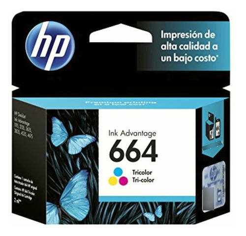 Hp Cartucho De Tinta Tricolor 664 Advantage.intesidad.