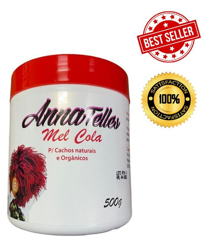 Mel Cola P/ Cachos Naturais E Orgânicos 500g Anna Telles