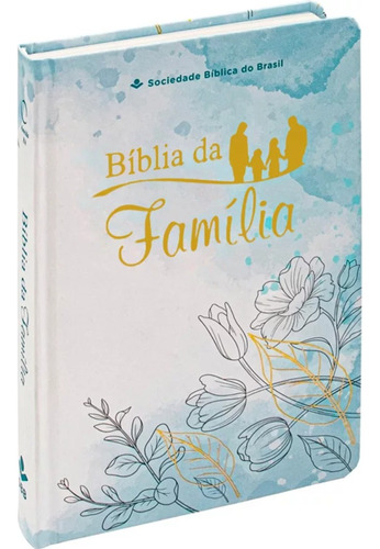 Bíblia Da Família, Capa Dura Impressa Flores Tamanho Médio, Almeida Ra - Ra063bf