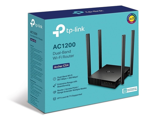 Router Wi-fi De Doble Banda Ac1200 Tp-link Archer C50 