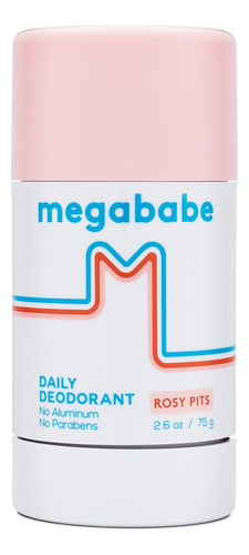 Desodorante Megababe Daily Rosy Pits, 72 Horas, Protección C