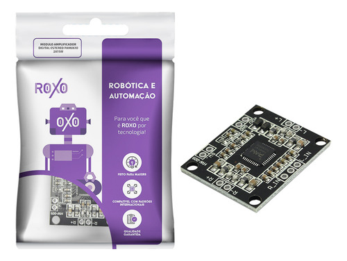 Pam 8610 Placa Mini Amplificador Digital 2x15w - Roxo