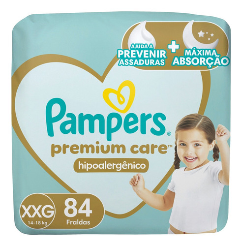 Fralda Pampers Premium Care XXG 84u