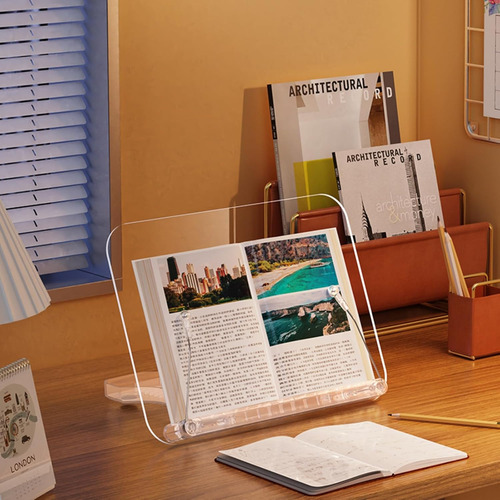 Acrylic Reading Shelf, Recipe Shelf, Reading Page Shelf, Coo