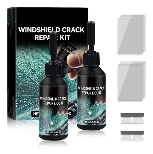 4 Pcs Reparación De Vidrio De Grietas Accesorios Para Auto.