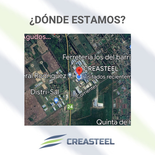 Perfil Omega Creasteel 12,5mm X 2,60mts Paquete 12 Unidades