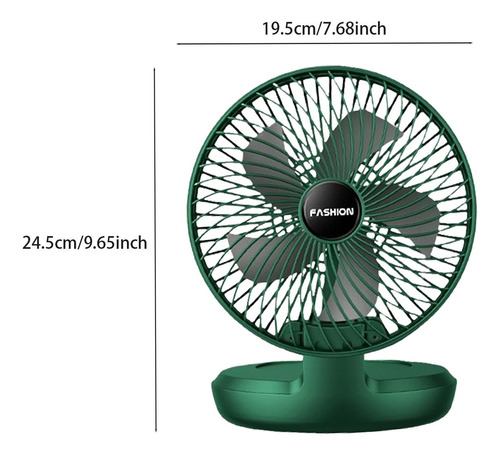 Ventilador De Pared Plegable, Ventilador De Verde