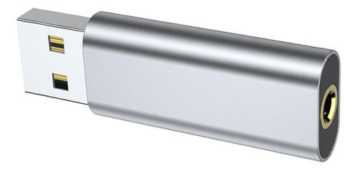 Adaptador De Conector De Audio Usb A 3,5 Mm Convertidor De