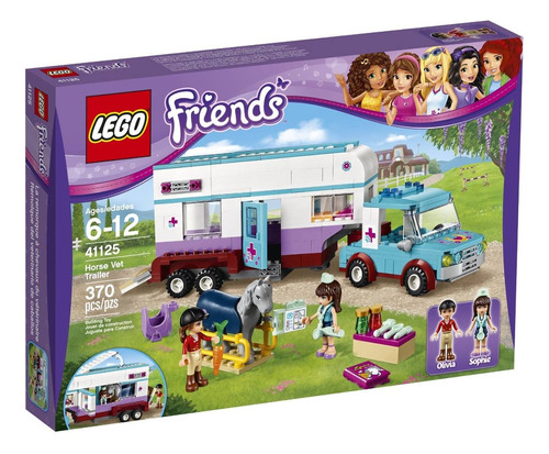 Lego Friends 41125 Remolque Veterinario Caballos Mundomanias