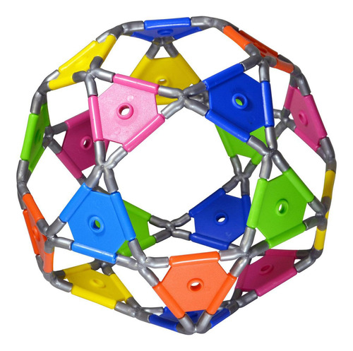 Edulig Puzzle 3d Triângulos - 5 Sugestões De Montagem