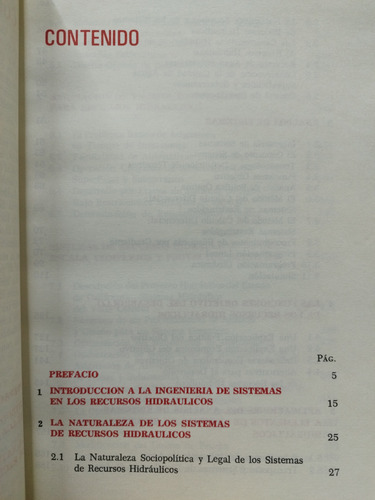 Libro. Ingeniería De Sistemas De Recursos Hidráulicos. Hall (Usado)