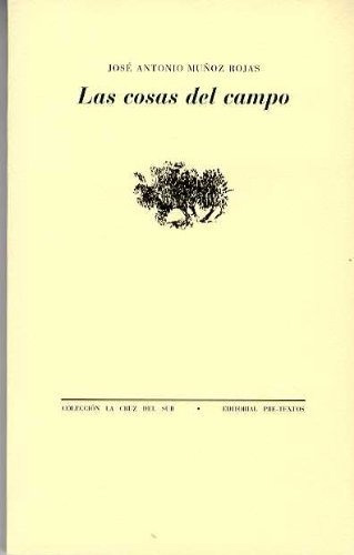 Libro Las Cosas Del Campo  De Muñoz Rojas Jose Ant