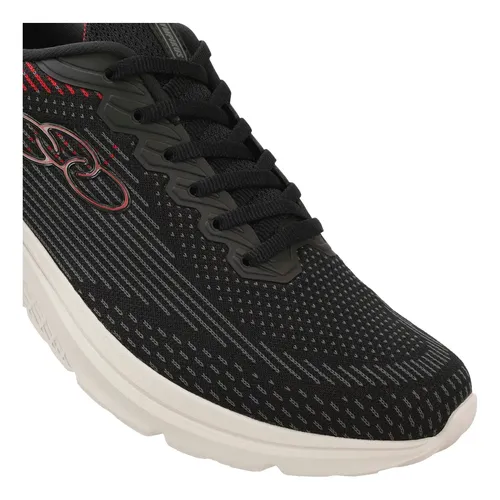 Tênis Olympikus Masculino Delta/122 Preto/vermelho Lisa 43 Br