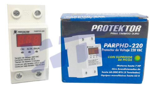 Protector De Voltaje Protektor Parphd-220
