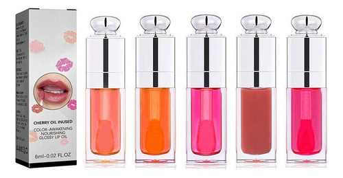5 Lápices Labiales Antiadherente Lip Gloss
