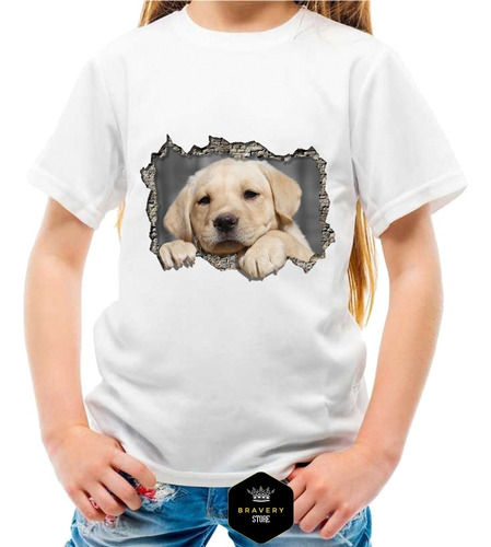 Remera Perrito Efecto 3d - Amor Perruno - Cachorro