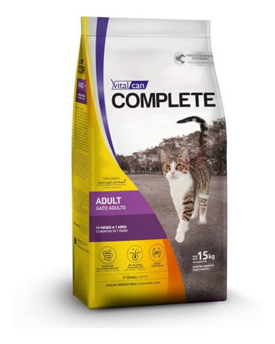 Vital Can Complete Gato Adulto X15k Z.norte Il Cane Pet Food