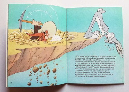 Lote 2 Libritos Looney Tunes - Bugs Bunny Demonio Tasmania (Usado)