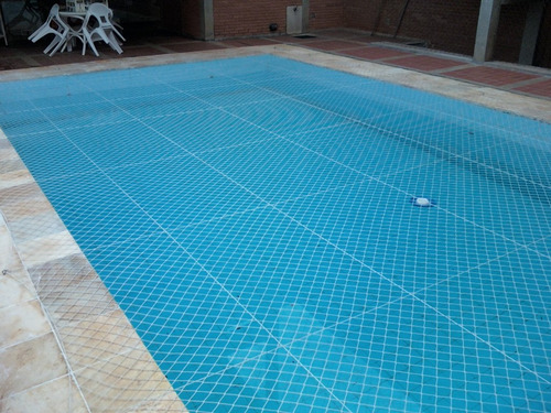 Kit Tela Rede Proteção Para Piscina 7,3 X 4,4 Metros