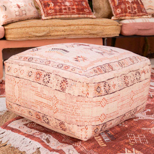 Pouf Algodón Tanger Crudo Form